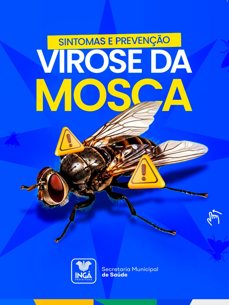 Prefeitura de Ingá lança alerta sobre “Virose da mosca”